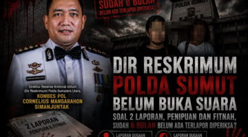 Konfirmasi Awak Media Masih Ditunggu, Dir Reskrimum Polda Sumut Belum Buka Suara Soal Laporan Penipuan dan Fitnah
